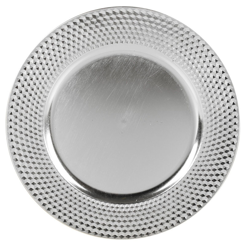 Forksville Melamine Geometric Charger