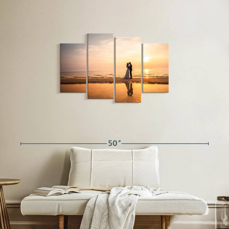 Hardie Couple On Beach, 22" H x 36" W