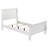 McKee White Twin Sleigh Panel Bed
