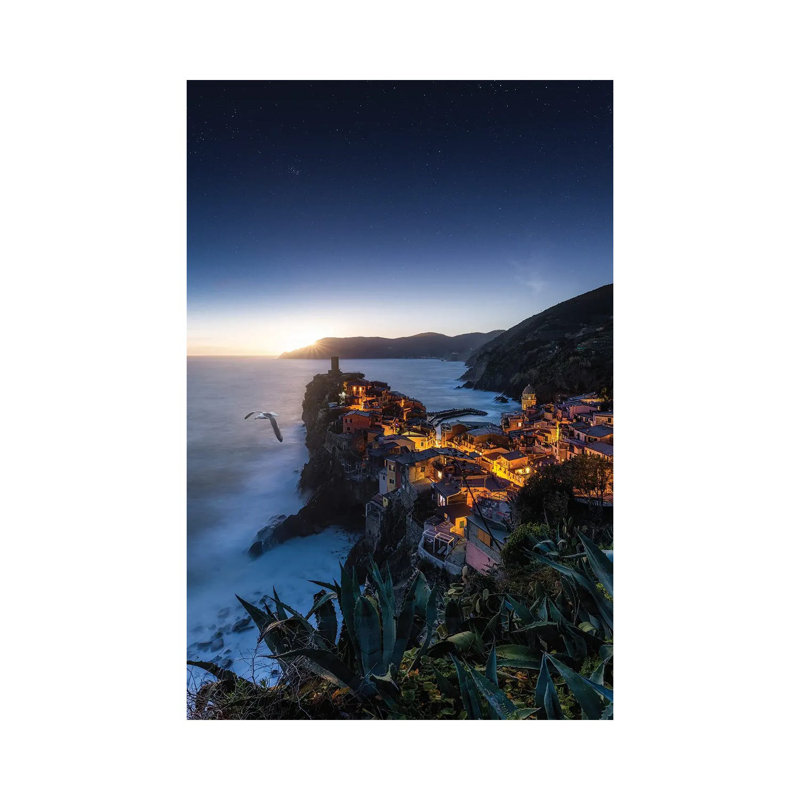 Vernazza 1 Piece Wall Art on Canvas, 20.32 cm H x 30.48 cm W, Wrapped Canvas