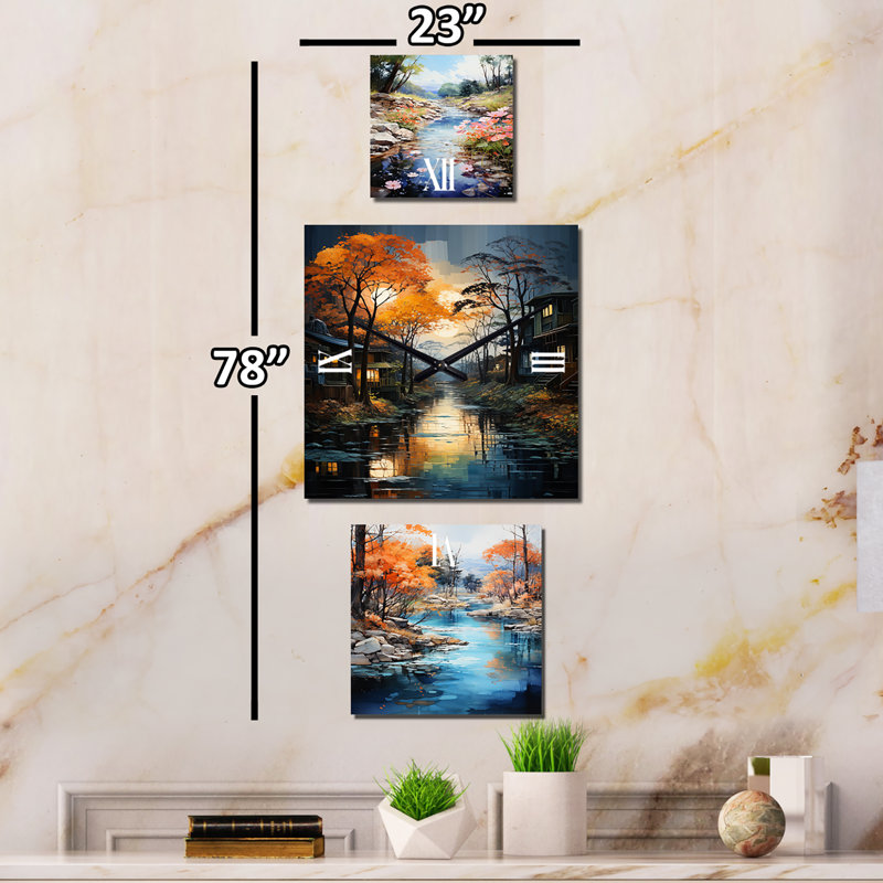 Imiyah Metal Wall Clock