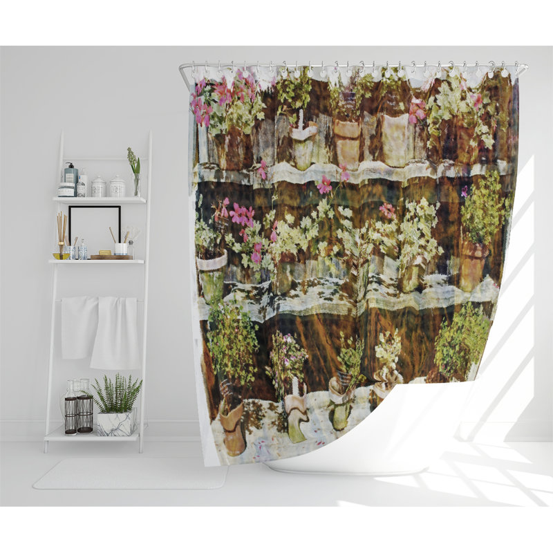 Lolington Polyester Shower Curtain Set