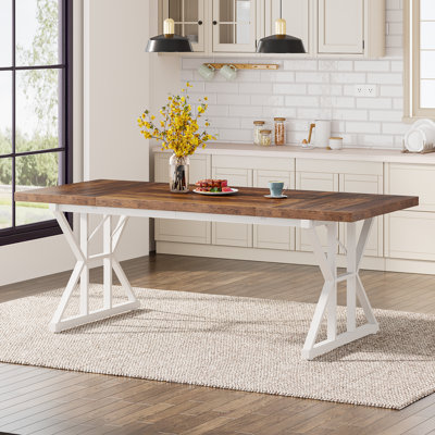 Metal Base Dining Table