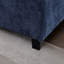 Canapé modulaire moderne, ensemble de canapé d'angle en tissu de lin avec repose-pieds convertible pour salon, appartement, bureau, bleu, 3 couleurs-774432864