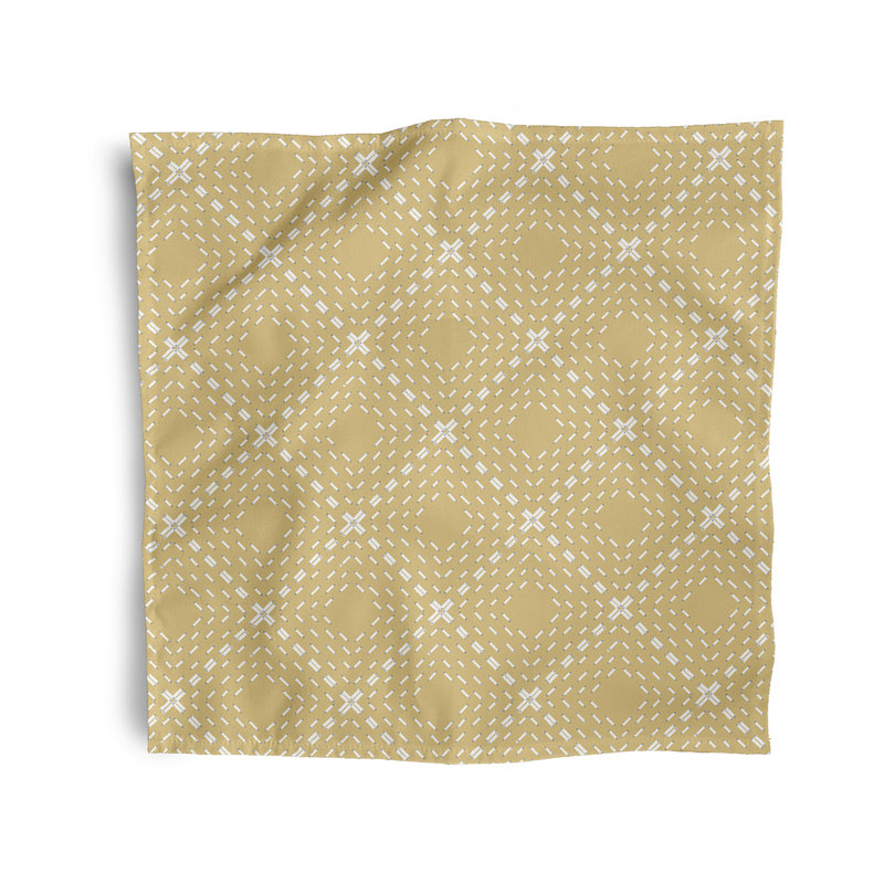 Laronda Dots and Dashes Napkins, Yellow