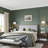 Light Steel & Linen Dimmable Arm Sconce-1798159330