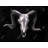Ram Skull Grunge Style Duvet Cover | Animals Bedroom Decor