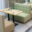 Banc rembourré moderne simple haut de gamme