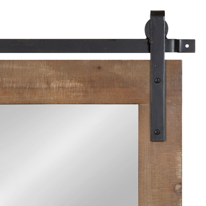 Miroir Dayanah, Brun rustique, 38,75 po x 25,75 po