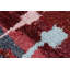 Wool Area Rug in Red