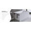 Baignoire 51 po à surface solide matte, baignoire autoportante en pierre de résine à surface solide, baignoire profonde blanche matte, baignoire autoportante avec trop-plein et bonde escamotable, blanc mat