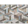 Tapis géométrique de qualité supérieure lavable à la machine Larock AMF1241