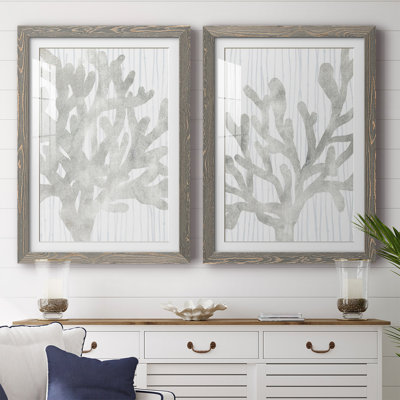 Quiet Coral I " Quiet Coral I " 2 - Pieces Painting Print
