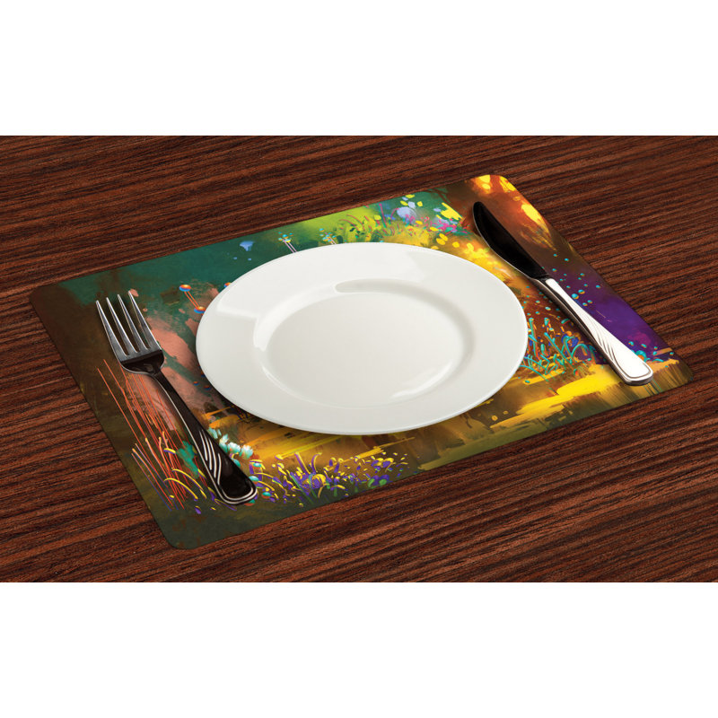 Polyester Animals/Nature Rectangle Placemat