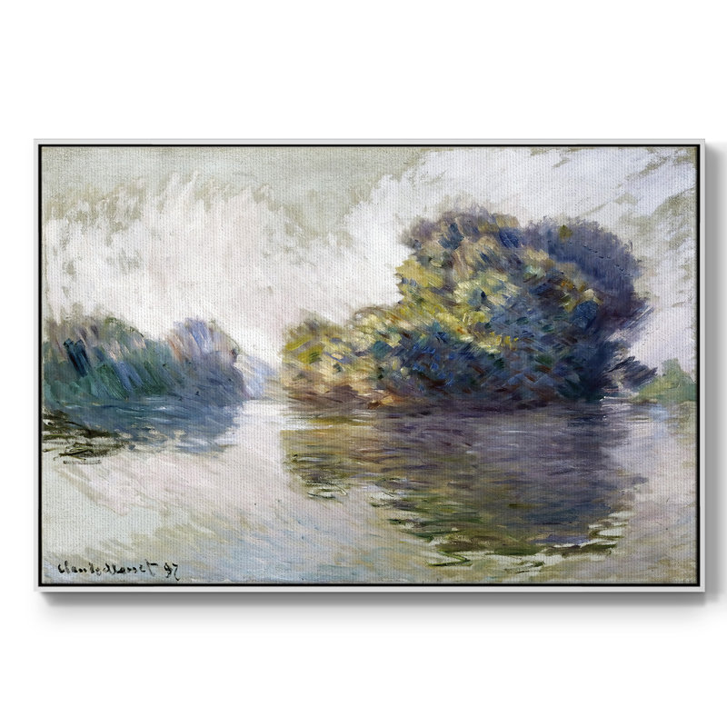 The Islets At Port, reproduction d'art sur toile, H 25 po x l 37 po x P 2 po, Blanc
