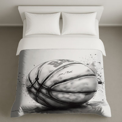 Basketball Bedding Sports Duvet Cover Modern