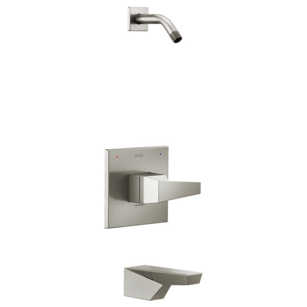 Garniture de douche et baignoire pour moniteur 14 Series - sans tête, Acier inoxydable