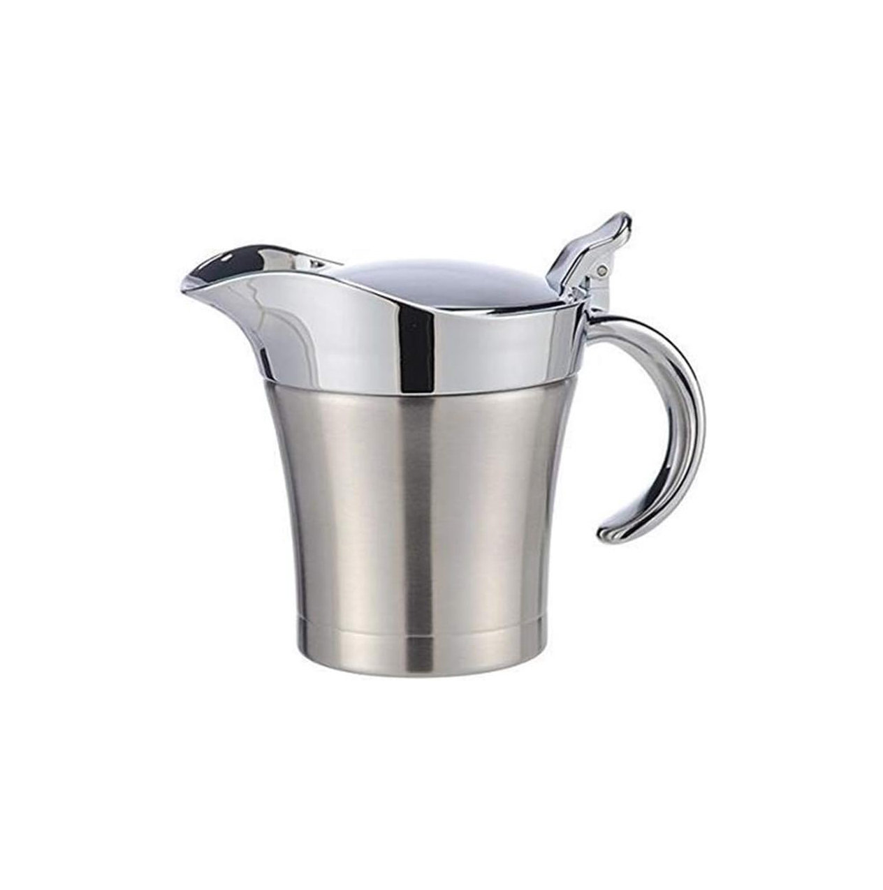 Brayden Studio® Stainless Steel Double Insulated Gravy Boat with Hinged ...