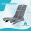 1 chaise longue de piscine en PEHD (1 pièce) pour une profondeur d'eau de 14 à 22 cm, anti-flottante, gris foncé.-1873015627