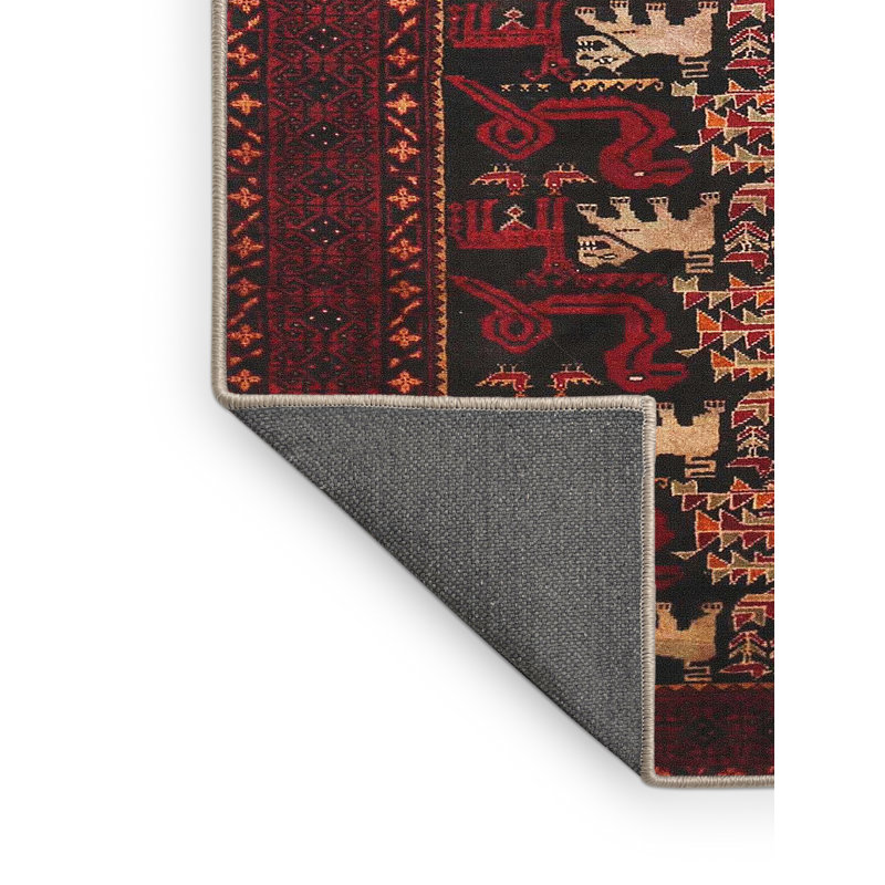 Tapis rouge à motif sud-ouest, Rectangle 8 pi x 12 pi