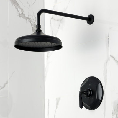 Robinet de douche à poignée simple en laiton Kingston, garniture seulement Kingston