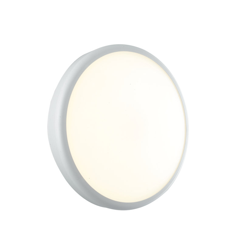 LED Outdoor Flush Mount, White