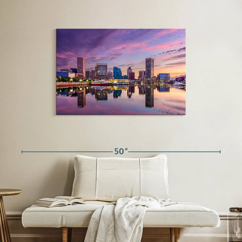 Kavia Baltimore Skyline, 26" H x 39" W