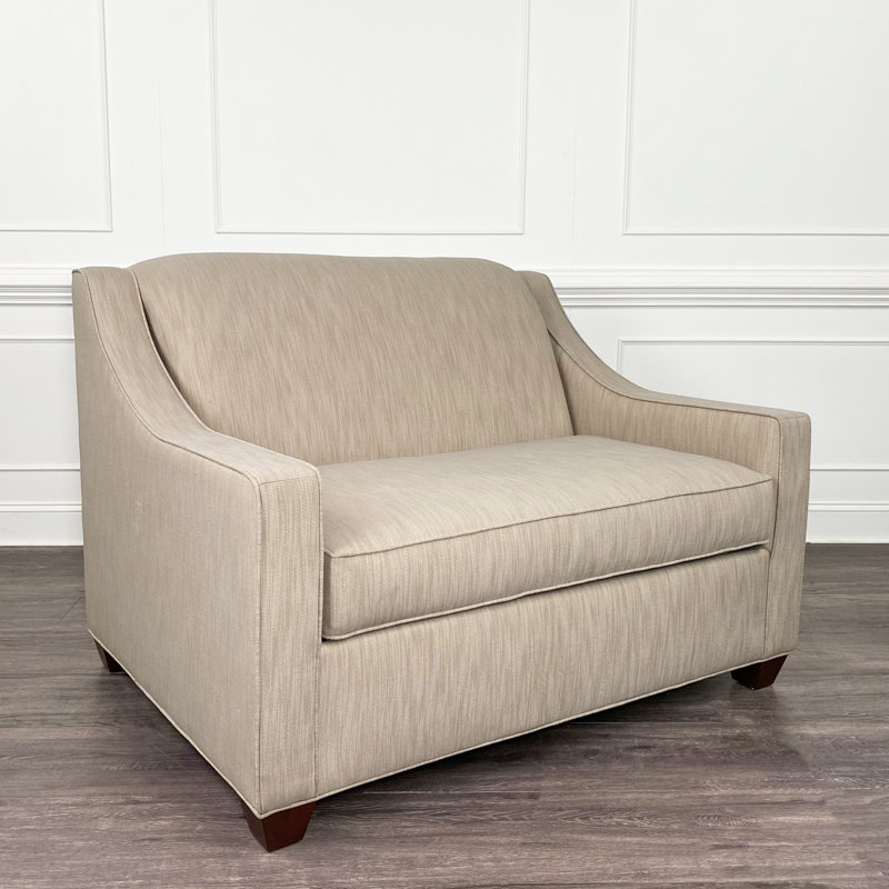Phillips Upholstered Accent Chair, Cafelle, Fluff Rain