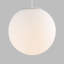 Metropolis Glass Round Pendant Shade in White