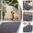 Large Indoor Outdoor Doormat,Machine Washable Low Profile Non-Slip Rug for Front Back Door,Entry-460984925-460984923