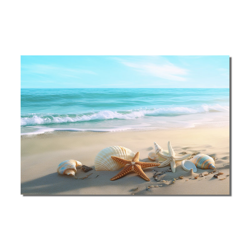 Coastal Seashore - Modern Landscape Beach, impressions sur toile