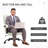 Vinsetto Big And Tall Office Chair With Wide Seat, Executive Computer Chair With Adjustable Height, Swivel Wheels And Linen-544362485