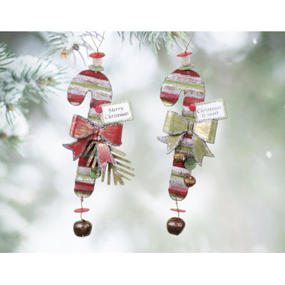 6.5'' Metal Holiday Shaped Ornament