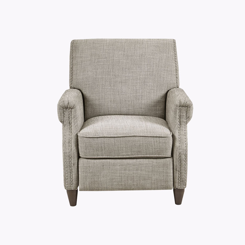 Fauteuil inclinable manuel, Oui, Brun, Polyester sable