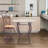 Cofield Round Glass Top Metal Base Dining Table