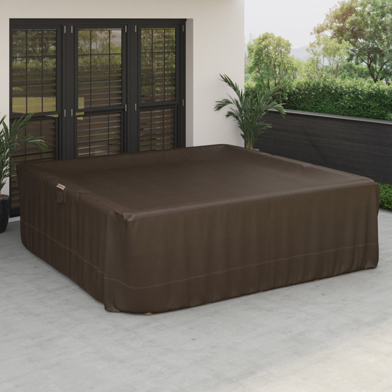 Mony General Purpose Patio Furniture Cover, Dark Cocoa, 100 Inch, 36" H x 100" W x 100" D