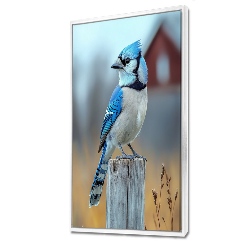 Evesham - animaux, art mural, salon, H 60 po x l 28 po, Impression encadrée flottante, Blanc