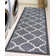Bethie Gray Non-Skid Moroccan Trellis Machine Washable Area Rug