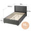 Estella Upholstered Bed Frame with Headboard, Ottoman Under-bed Storage-371881981-371881980