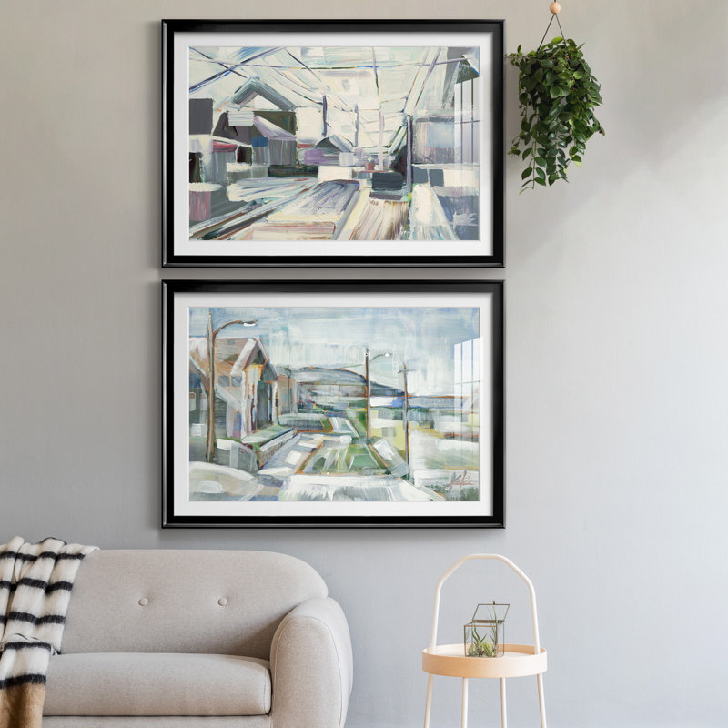 Impression sur toile encadrée 2 pièces "Pointed Out", H 30,5 po x l 42,5 po x P 1,5 po, Noir