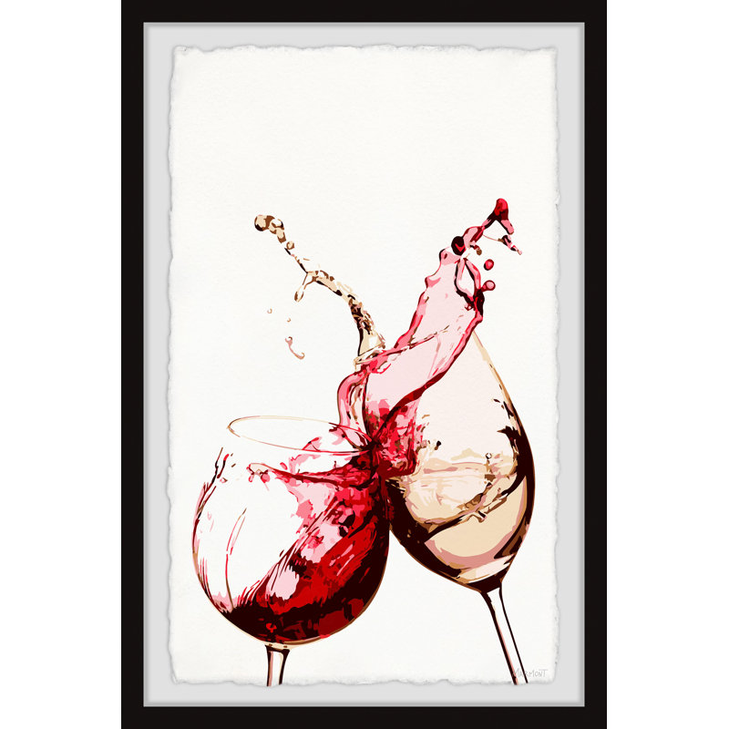 «Cheers To That», reproduction encadrée, H 30 po x l 20 po x P 1,5 po