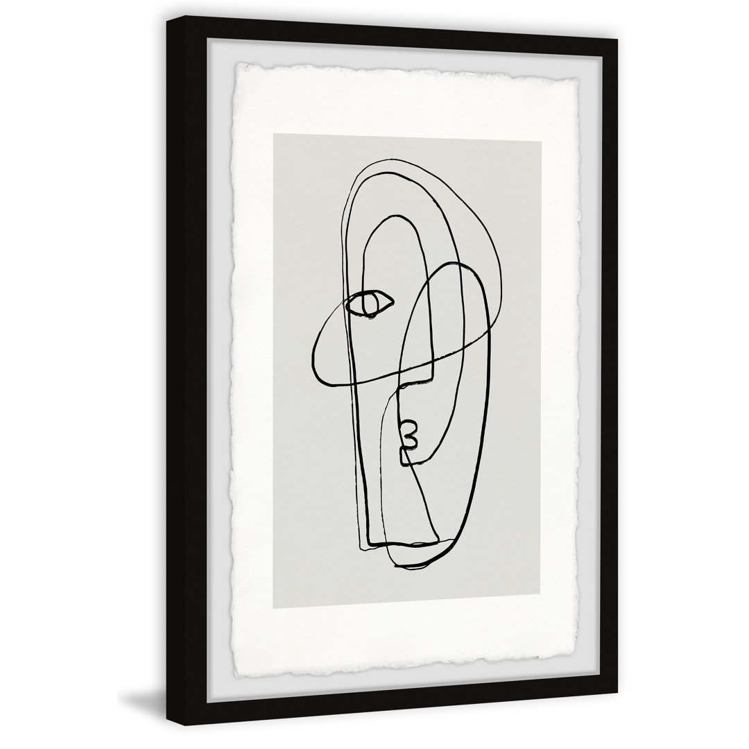 "Lost Face" Framed Painting Print