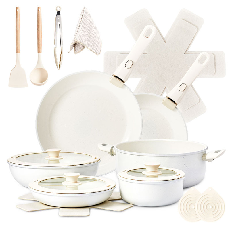19 - Piece Non-Stick Aluminum Cookware Set