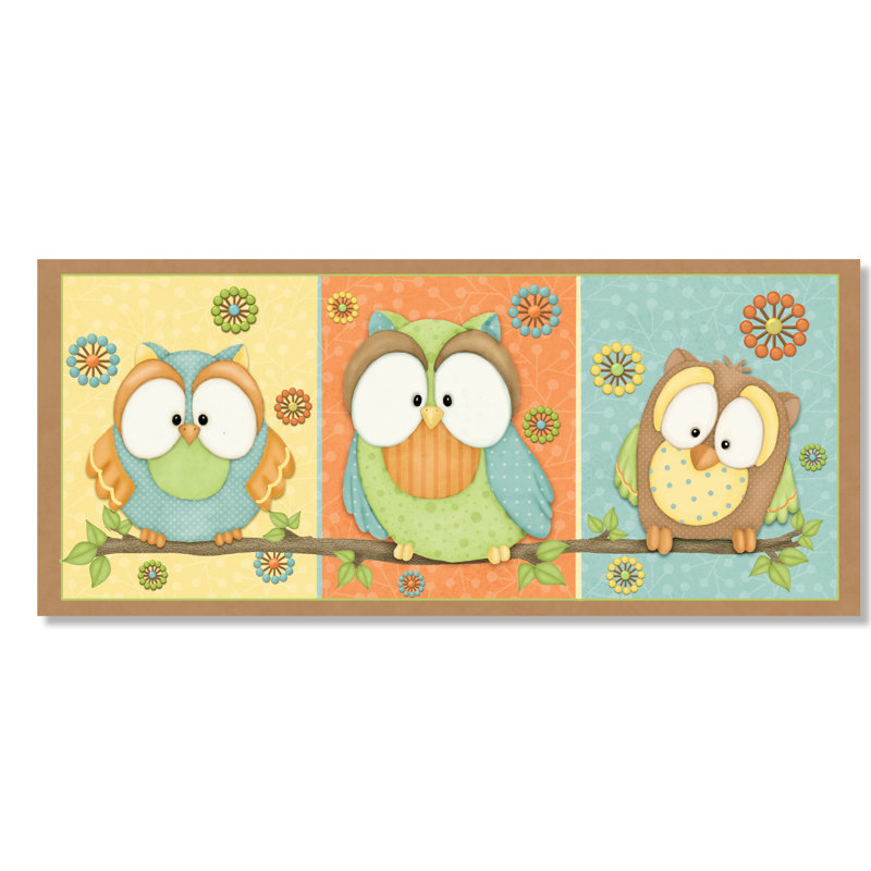 «qui est hoo hibou, art sur toile
