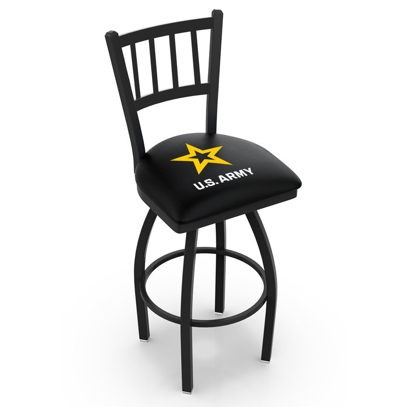 36" Swivel Bar Stool, Army