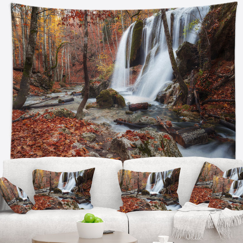 Tapisserie paysage paysage crimée, H 32 po x l 39 po