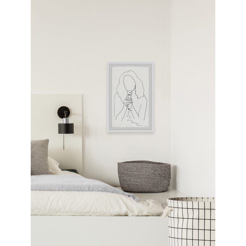 An Ode - Single Picture Frame Painting, 30 cm H x 20 cm W