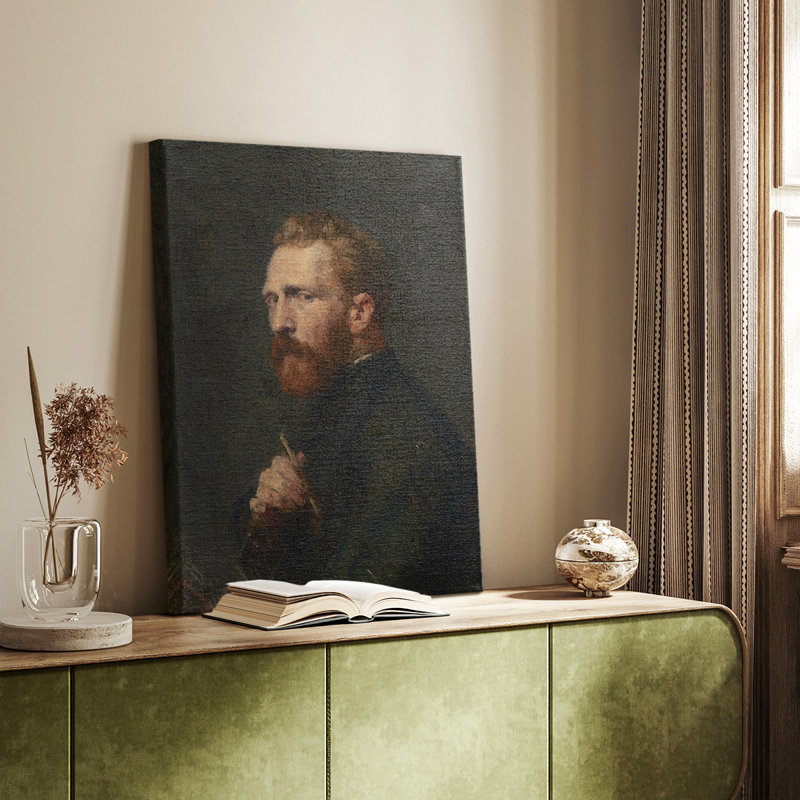 Impression rétro sur toile, "Vintage Portrait Print", H 19 po x l 13 po