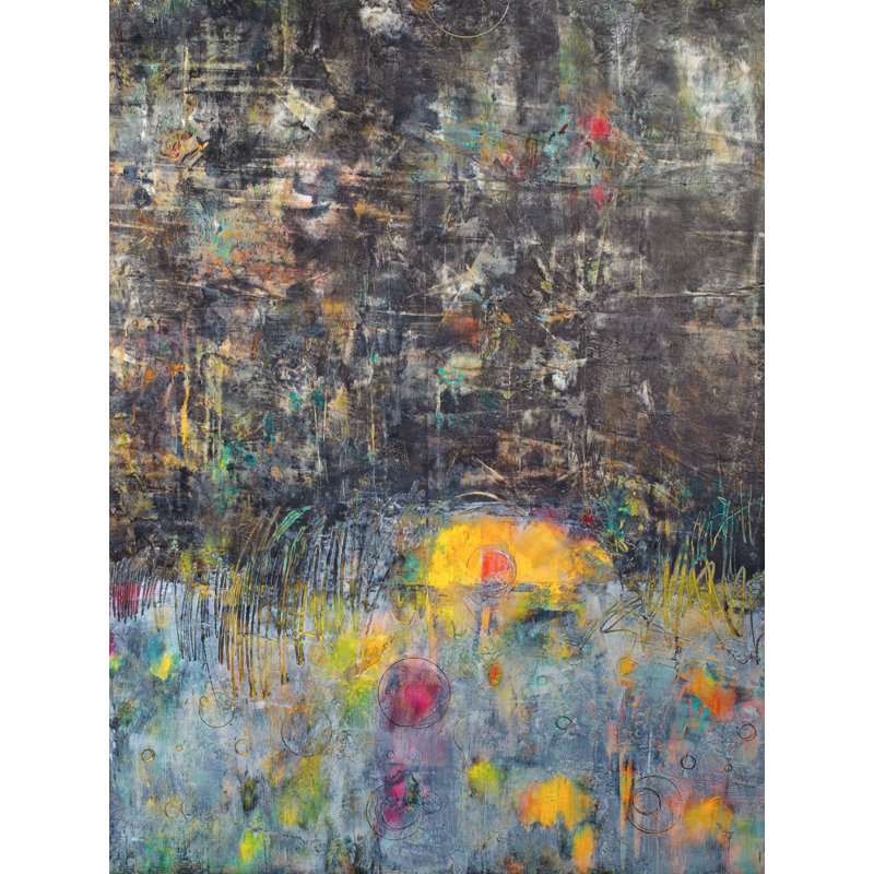 Glow Fish par Jacqueline Evans, H 31,25 po x l 25,25 po