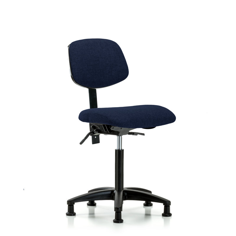 Candice Task Chair, Glides, Navy, Tilt Not Included